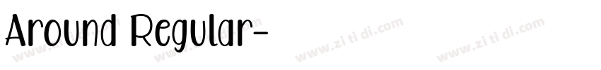 Around Regular字体转换